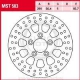 Disco freno posteriore TRW MST503 Multi Spoke  per Harley Davidson 99-19