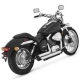 Shortshots Staggered Vance & Hines Honda VT750 04-16 cromate