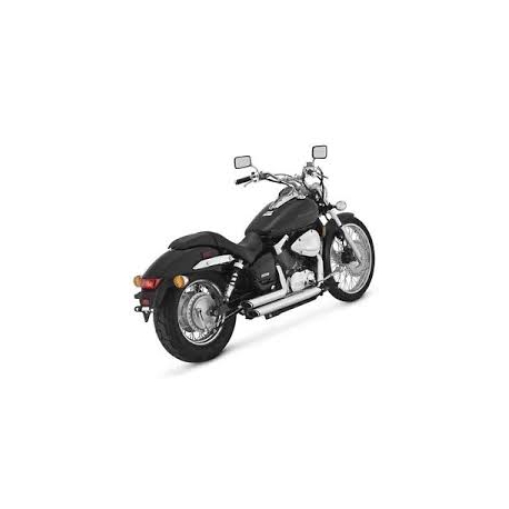 Shortshots Staggered Vance & Hines Honda VT750 04-16 cromate