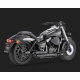 Shortshots Staggered Vance & Hines Honda VT750 04-16 nere