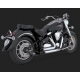 Shortshots Staggered Vance & Hines Yamaha XV1600-1700