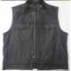 Gillet in pelle 4 stagioni con doppia zip