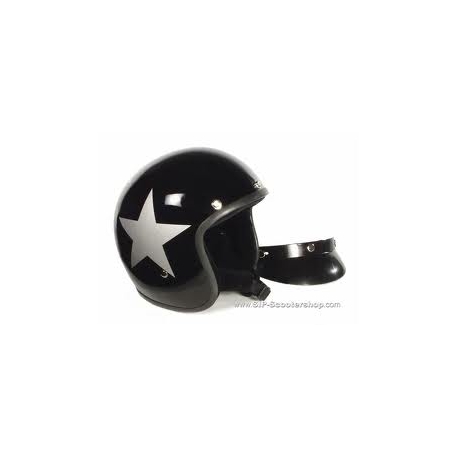 Casco Bandit nero lucido stella