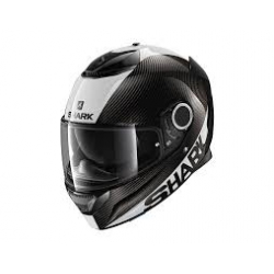 Shark Spartan Carbon nero carbonio e bianco