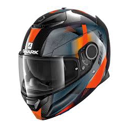 Shark Spartan Carbon Kitari arancio.