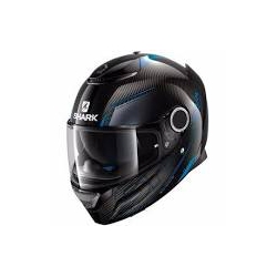 Shark Spartan Carbon Silicium nero blu.