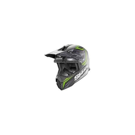 Casco Integrale Shark Varial Replica Tixier Mat  nero/verde