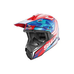 Casco Integrale Shark Varial Replica Tixier Mat  blu/rosso