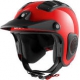 Casco jet Shark ATV-DRAK BLANK off-road in fibra rosso