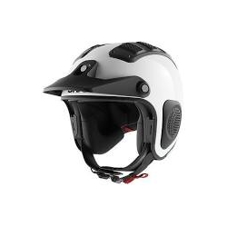 Casco jet Shark ATV-DRAK off-road in fibra bianco