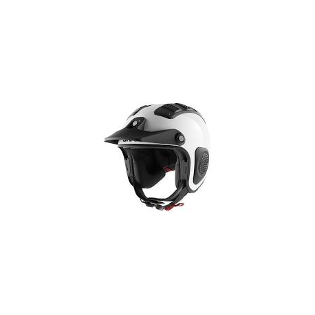 Casco jet Shark ATV-DRAK BLANK off-road in fibra bianco