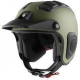 Casco jet Shark ATV-DRAK BLANK MAT off-road in fibra verde