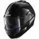 Casco Shark modulare EVO-ONE 2 BLANK MAT nero lucido