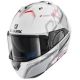 Casco Shark modulare EVO-ONE 2 KEENSER bianco/rosso/grigio