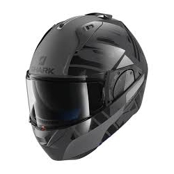 Casco Shark modulare EVO-ONE 2 LITHION DUAL grigio/nero