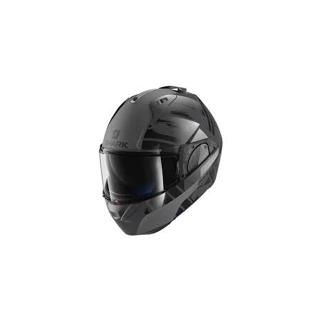 Casco Shark modulare EVO-ONE 2 LITHION DUAL grigio/nero