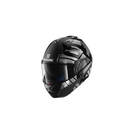 Casco Shark modulare EVO-ONE 2 LITHION DUAL nero/grigio