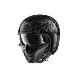 Casco Shark jet S-DRAK CARBON DAGON nero