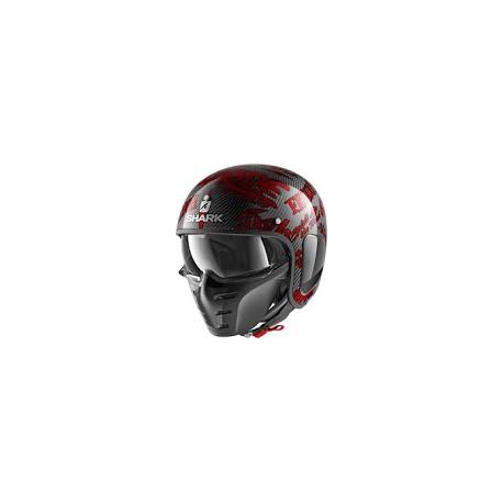 Casco Shark jet S-DRAK CARBON FREESTYLE CUP rosso