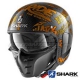 Casco Shark jet S-DRAK CARBON FREESTYLE CUP giallo