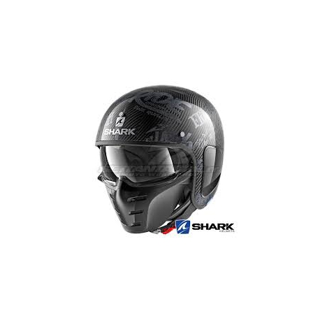 Casco Shark jet S-DRAK CARBON FREESTYLE CUP nero