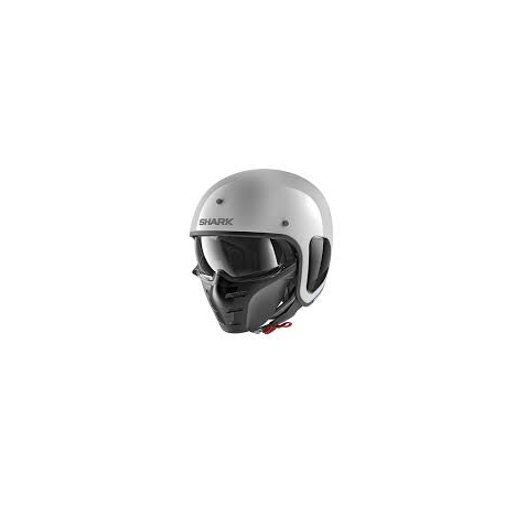 Casco Shark jet in fibra S-DRAK BLANK bianco