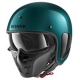 Casco Shark jet in fibra S-DRAK BLANK blu