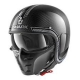 Casco Shark jet in fibra S-DRAK BLANK MAT nero opaco