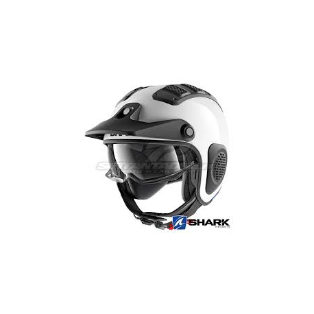 Casco Shark jet in fibra X-DRAK BLANK bianco