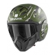 Casco Shark jet in termoplastica STREET-DRAK  KANHJI  MAT verde/bianco