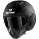 Casco Shark jet in termoplastica STREET-DRAK HUROK MAT nero/verde opaco