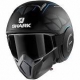 Casco Shark jet in termoplastica STREET-DRAK HUROK MAT nero/blu opaco