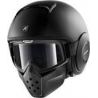 Casco Shark jet in termoplastica DRAK BLANK MAT nero opaco
