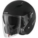 Casco Shark jet in fibra RSJ Blank Mat nero opaco