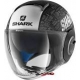 Casco Shark jet in termoplastica SHARK NANO TRIBUTE RM MAT nero/bianco