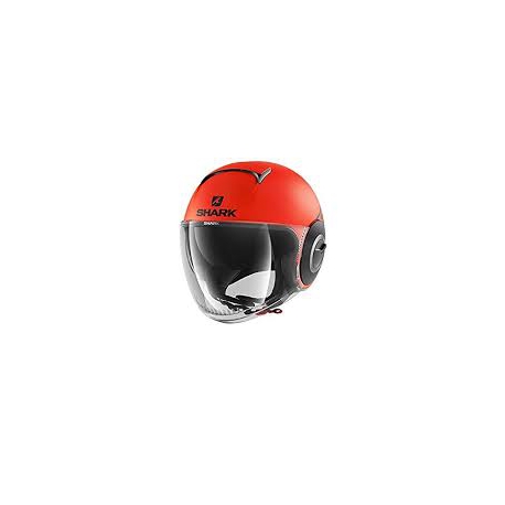 Casco Shark jet in termoplastica SHARK NANO STREET-NEON MAT arancione/nero