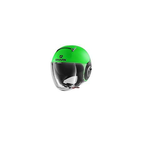 Casco Shark jet in termoplastica SHARK NANO STREET-NEON MAT verde/nero