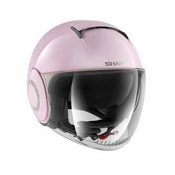 Casco Shark jet in termoplastica SHARK NANO SWAROVSKI PINK POWDER rosa