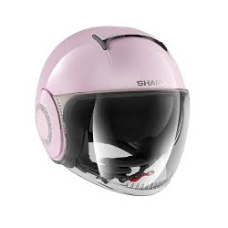 Casco Shark jet in termoplastica SHARK NANO SWAROVSKI PINK POWDER rosa