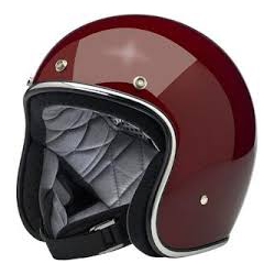 Casco Biltwell Bonanza Gloss Garnet rosso amaranto