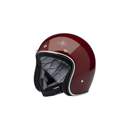 Casco Biltwell Bonanza Gloss Garnet rosso amaranto