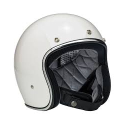 Casco Biltwell Bonanza Gloss White bianco