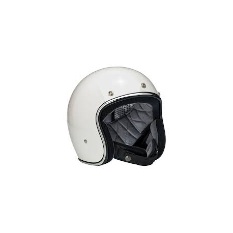 Casco Biltwell Bonanza Gloss White bianco