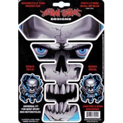 Adesivo serbatoio Skull Rip Blue