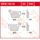 Pastiglie freno MCB743SI sinterizzate posteriori per bmw/husaberg/husqwarna
