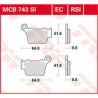 Pastiglie freno MCB743SI sinterizzate posteriori per bmw/husaberg/husqwarna