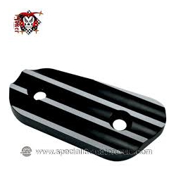 Coperchio ispezione primaria Joker Machine nero opaco alettato contrast per Sportster 04-18