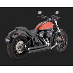 Vance & Hines Staggered Softail 00-17 nero opaco