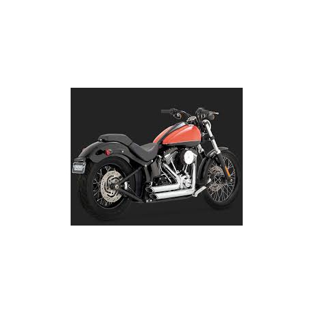 Vance & Hines Shortshots Staggered cromate Softail 12-17